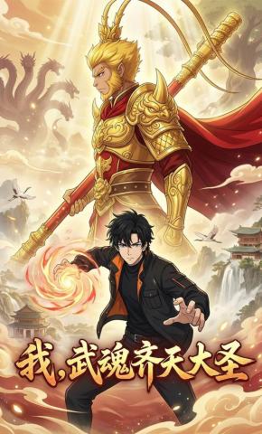 短剧《我，武魂齐天大圣》海报