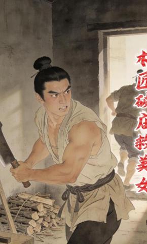 短剧《木匠破庙救美女》海报