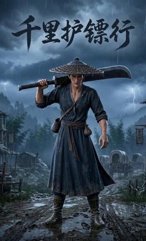 短剧《千里护镖行》海报