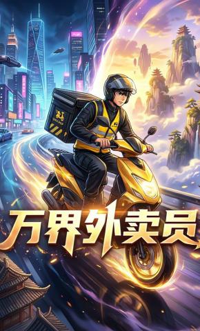 短剧《万界外卖员》海报