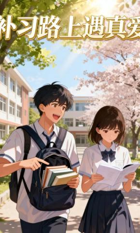 短剧《补习路上遇真爱》海报