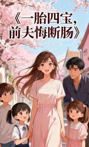 短剧《一胎四宝，前夫悔断肠》海报