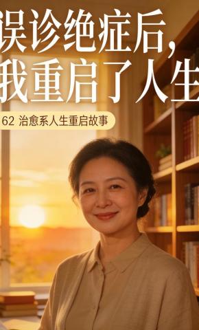 短剧《误诊绝症后，我重启了人生》海报