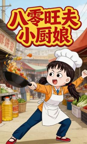 短剧《八零旺夫小厨娘》海报