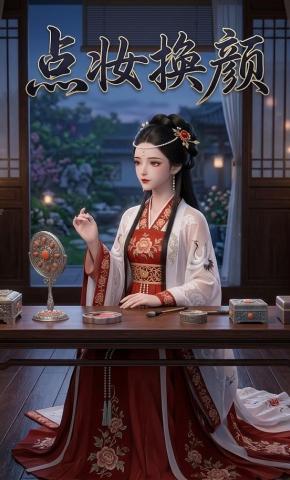 短剧《点妆换颜》海报