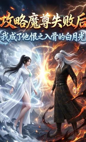 短剧《攻略魔尊失败后，我成了他恨之入骨的白月光》海报