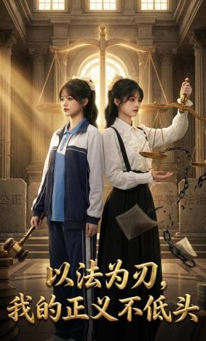 短剧《以法为刃，我的正义不低头》海报