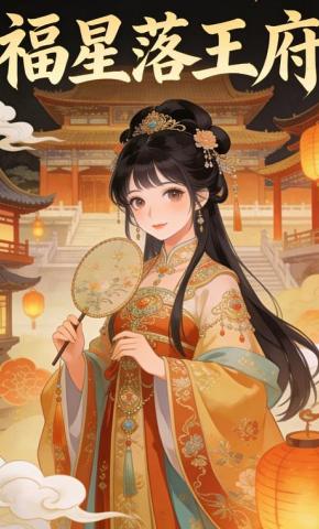 短剧《福星落王府》海报