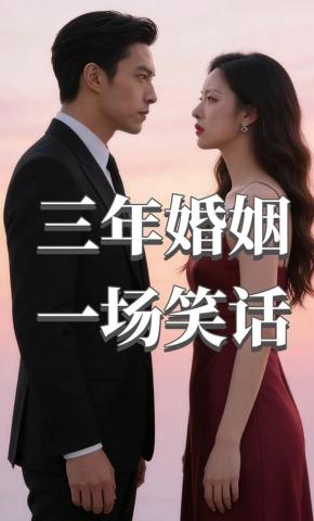 短剧《三年婚姻一场笑话》海报