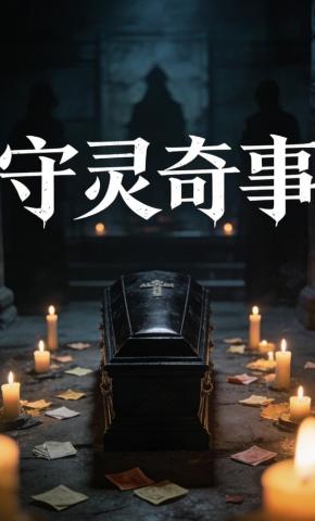 短剧《守灵奇事》海报