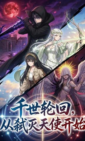 短剧《千世轮回，从弑灭天使开始》海报