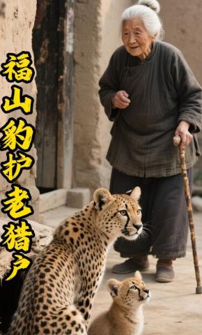 短剧《福山豹护老猎户》海报