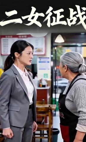 短剧《二女征战》海报