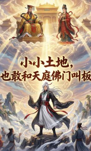 短剧《小小土地，也敢和天庭佛门叫板》海报