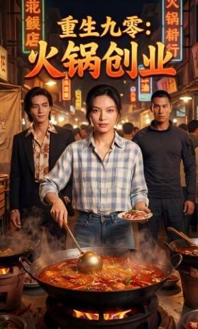 短剧《重生九零：火锅创业》海报