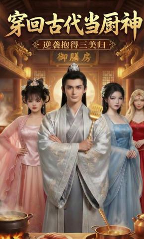 短剧《穿回古代当厨神》海报