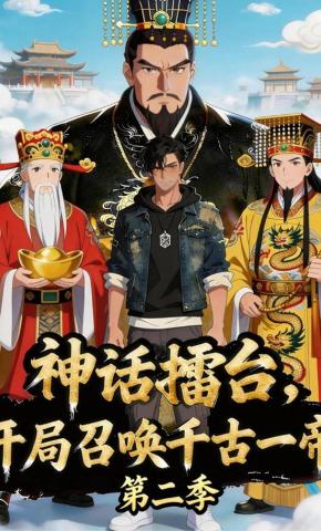 短剧《神话擂台，开局召唤千古一帝第二季》海报