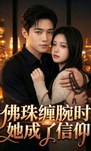 短剧《佛珠缠腕时，她成了信仰》海报