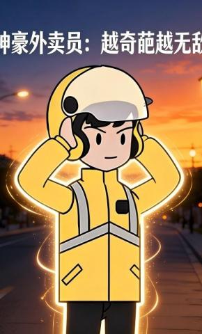 短剧《神豪外卖员：越奇葩越无敌》海报