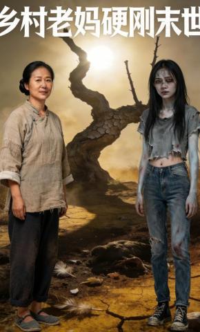 短剧《乡村老妈硬刚末世》海报