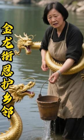 短剧《金龙衔恩护乡邻》海报