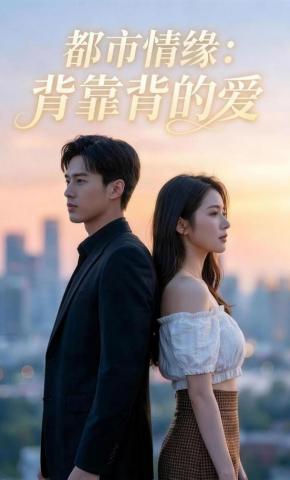 短剧《都市情缘：背靠背的爱》海报