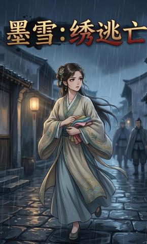 短剧《墨雪：绣逃亡》海报