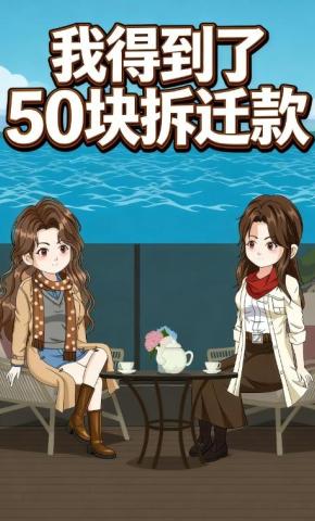 短剧《我得到了50块拆迁款》海报