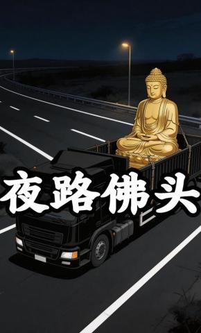 短剧《夜路佛头》海报