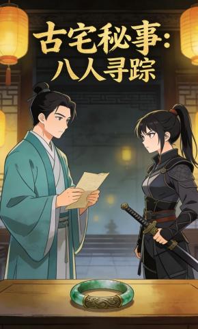短剧《古宅秘事：八人寻踪》海报
