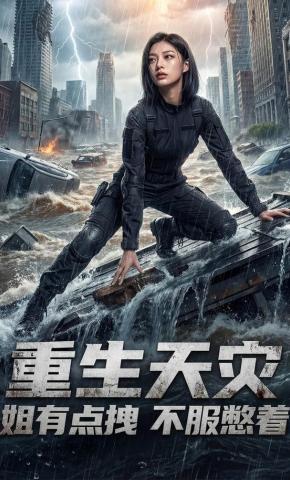 短剧《重生天灾，姐有点拽，不服憋着》海报