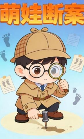 短剧《萌娃断案》海报