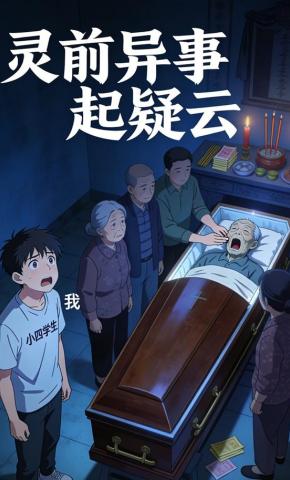 短剧《灵前异事起疑云》海报