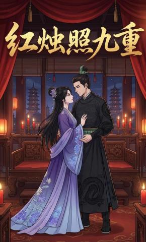 短剧《红烛照九重》海报