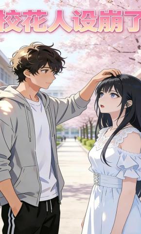 短剧《校花人设崩了》海报