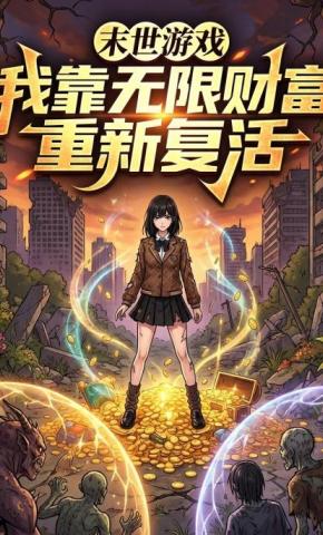 短剧《末世游戏：我靠无限财富重新复活》海报