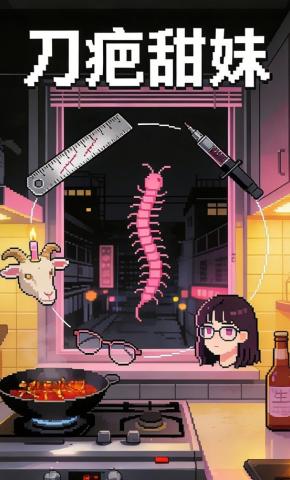 短剧《刀疤甜妹》海报