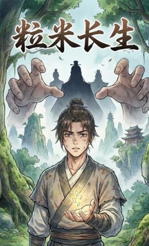 短剧《粒米长生》海报