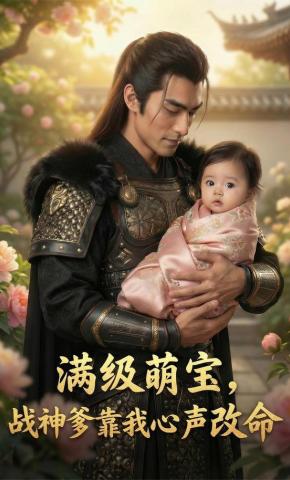 短剧《满级萌宝，战神爹靠我心声改命》海报