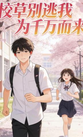 短剧《校草别逃我为千万而来》海报