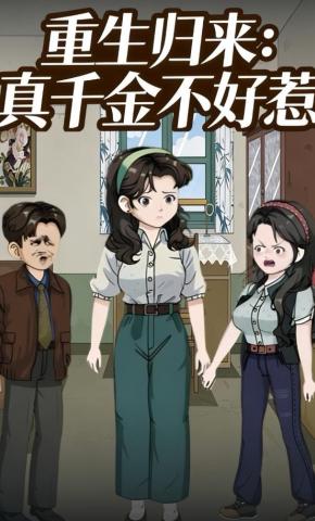 短剧《重生归来：真千金不好惹》海报