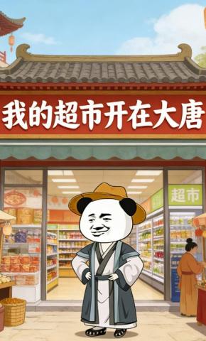 短剧《我的超市开在大唐》海报