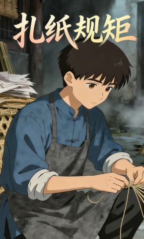 短剧《扎纸规矩》海报