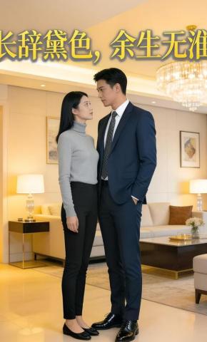 短剧《长辞黛色，余生无淮》海报