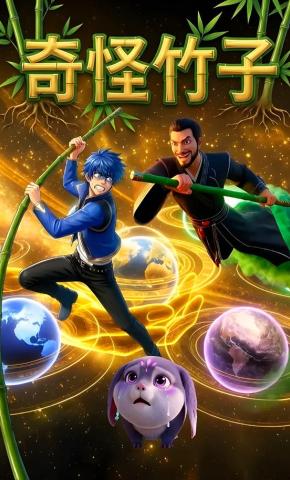短剧《奇怪竹子》海报
