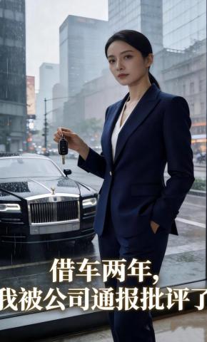 短剧《借车两年，我被公司通报批评了》海报