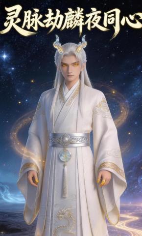 短剧《灵脉劫麟夜同心》海报