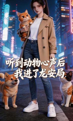 短剧《听到动物心声后，我进了龙安局》海报