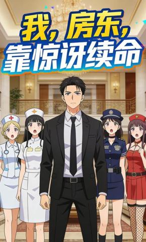 短剧《我，房东，靠惊讶续命》海报