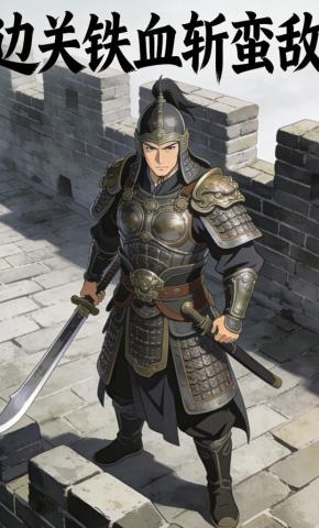 短剧《边关铁血斩蛮敌》海报